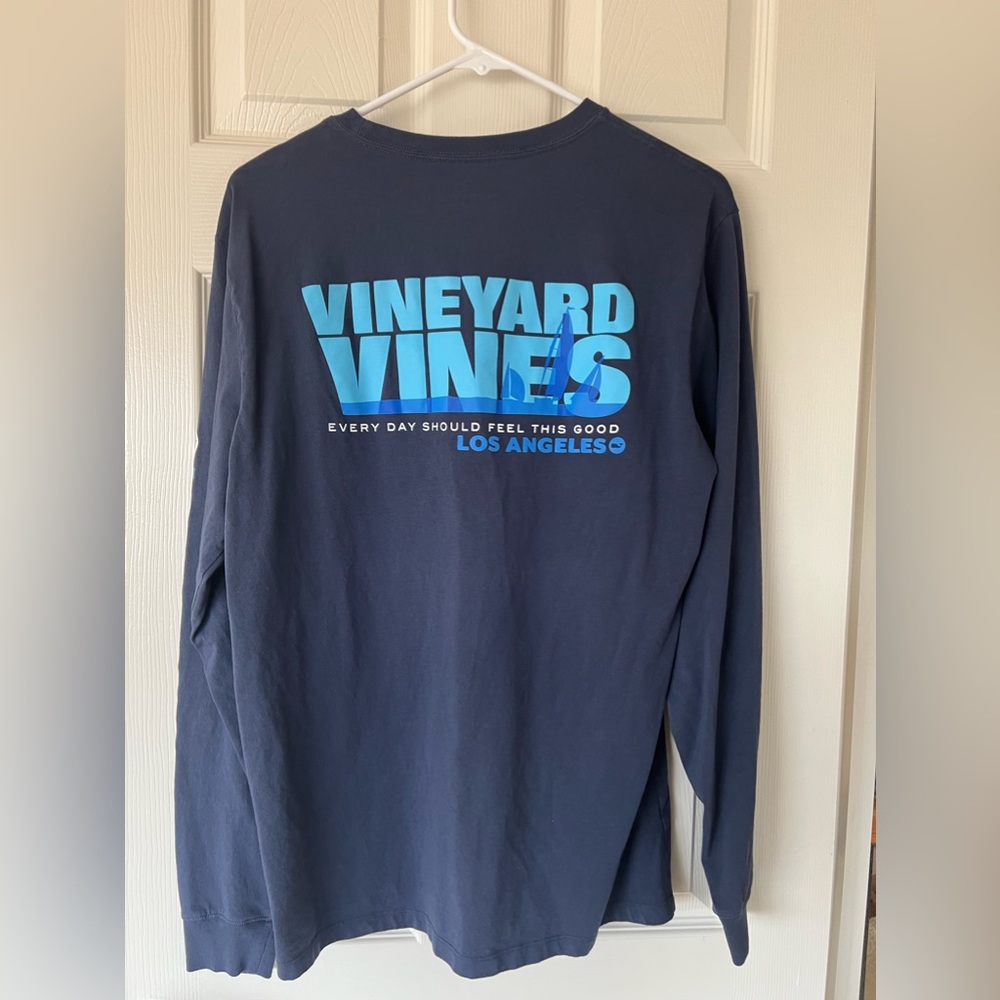 vineyard vines los angeles long sleeve shirt - small